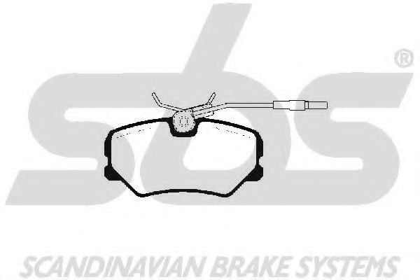 1501223715 SBS Brake Pad Set, disc brake