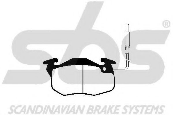 1501223720 SBS Brake Pad Set, disc brake