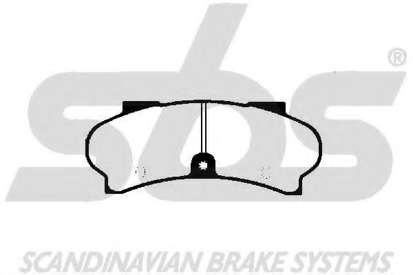 1501223723 SBS Brake Pad Set, disc brake