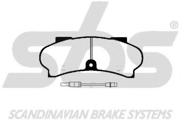 1501223724 SBS Brake System Brake Pad Set, disc brake