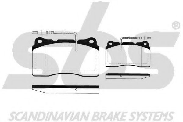 1501223738 SBS Brake System Brake Pad Set, disc brake