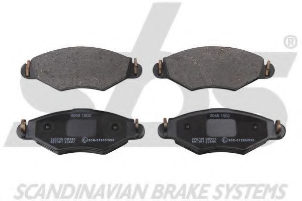 1501223739 SBS Brake System Brake Pad Set, disc brake