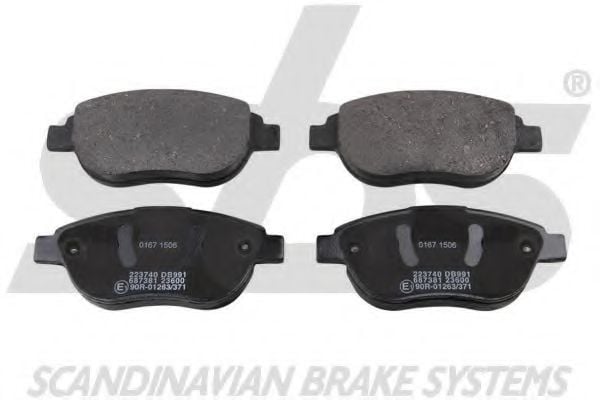 1501223740 SBS Brake Pad Set, disc brake