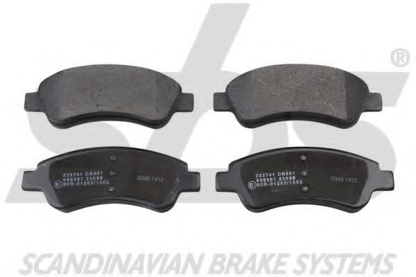 1501223741 SBS Brake Pad Set, disc brake