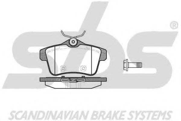 1501223749 SBS Brake Pad Set, disc brake