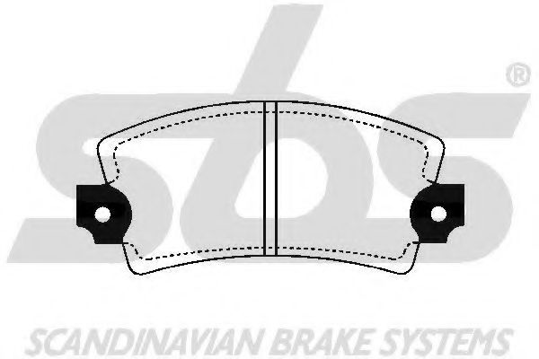 1501223901 SBS Brake System Brake Pad Set, disc brake