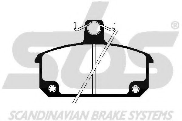 1501223912 SBS Brake Pad Set, disc brake