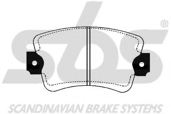 1501223913 SBS Brake Pad Set, disc brake
