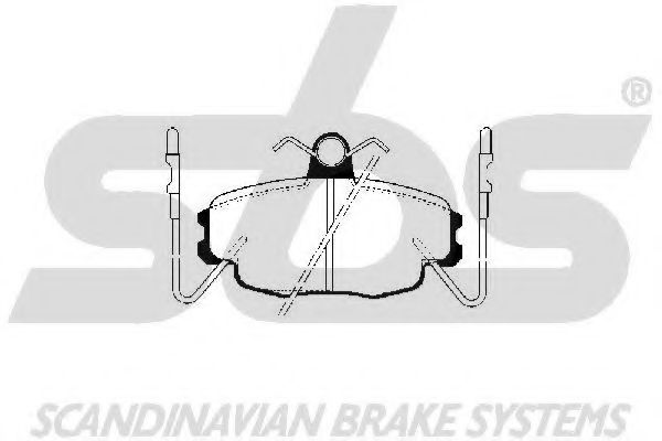 1501223915 SBS Brake Pad Set, disc brake