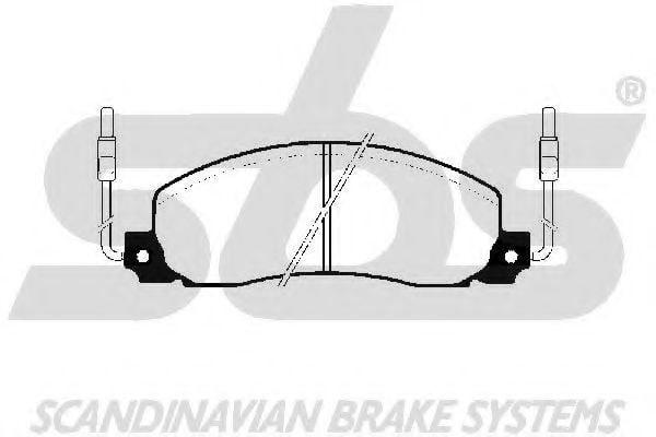 1501223919 SBS Brake System Brake Pad Set, disc brake