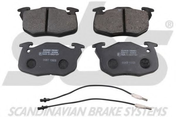 1501223920 SBS Brake Pad Set, disc brake