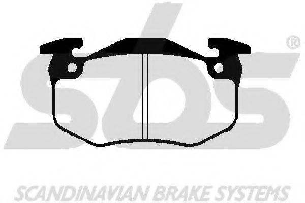 1501223924 SBS Brake System Brake Pad Set, disc brake