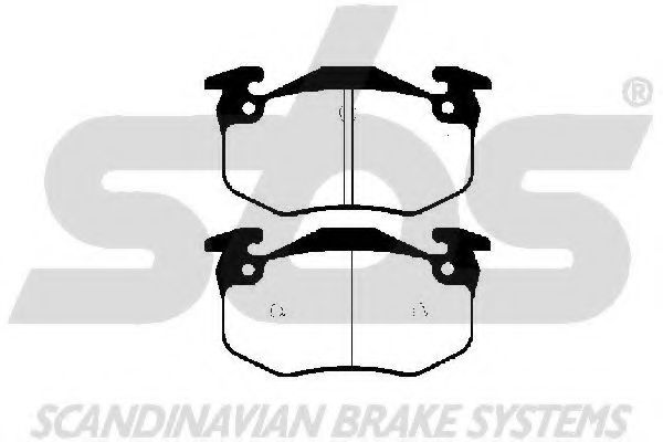 1501223927 SBS Brake Pad Set, disc brake