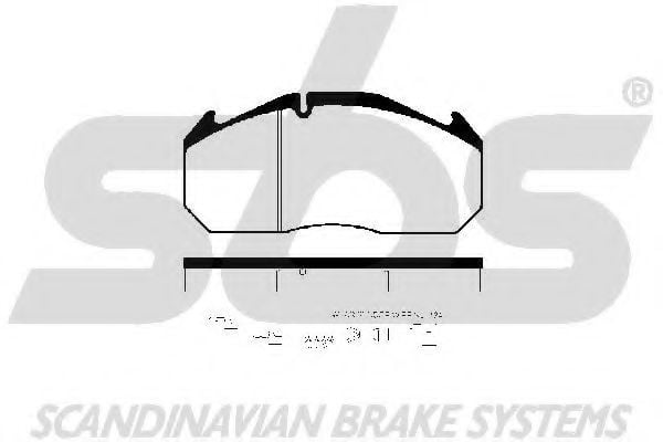 1501223936 SBS Brake Pad Set, disc brake