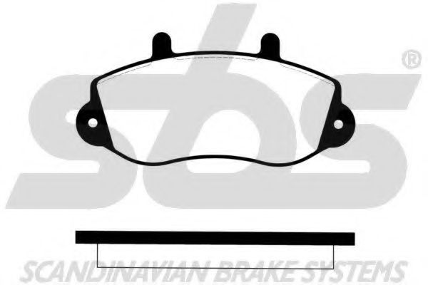 1501223945 SBS Brake Pad Set, disc brake