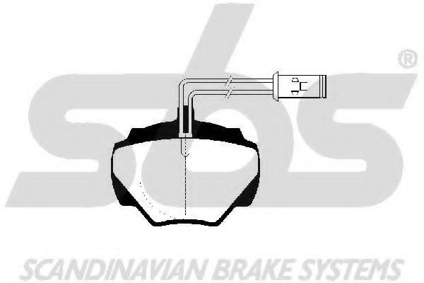 1501224005 SBS Brake Pad Set, disc brake
