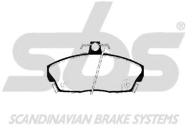 1501224009 SBS Brake Pad Set, disc brake