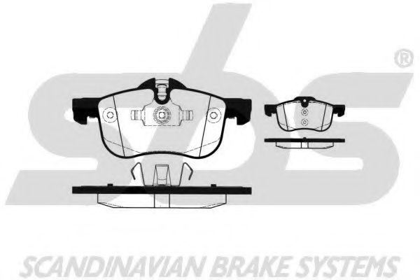 1501224019 SBS Brake Pad Set, disc brake