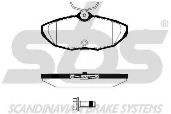 1501224027 SBS Brake System Brake Pad Set, disc brake