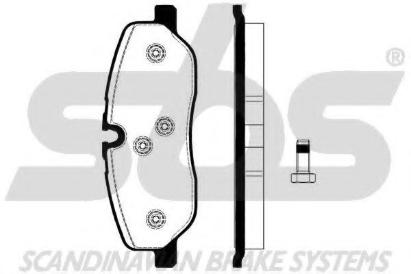 1501224030 SBS Brake System Brake Pad Set, disc brake