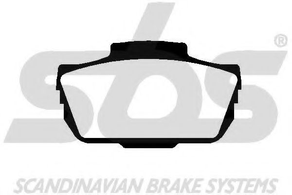 1501224101 SBS Brake Pad Set, disc brake
