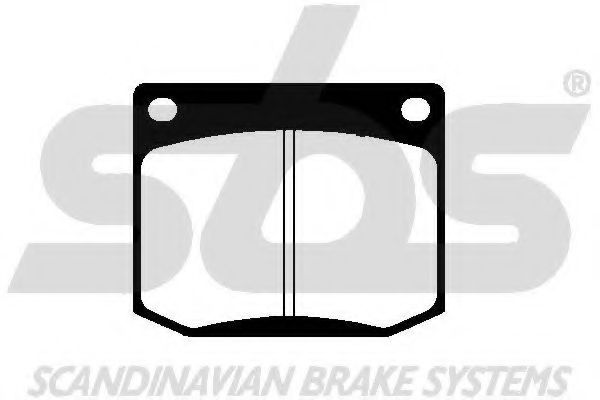 1501224102 SBS Brake System Brake Pad Set, disc brake