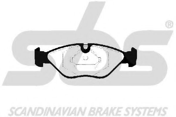 1501224107 SBS Brake Pad Set, disc brake