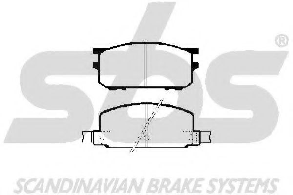 1501224401 SBS Brake System Brake Pad Set, disc brake