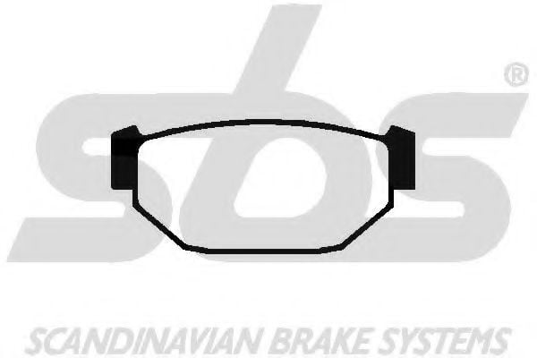 1501224405 SBS Brake Pad Set, disc brake