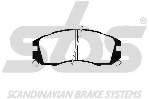 1501224406 SBS Brake Pad Set, disc brake