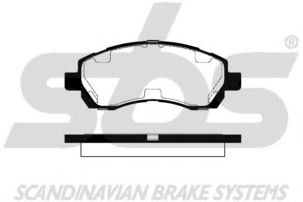 1501224409 SBS Brake Pad Set, disc brake