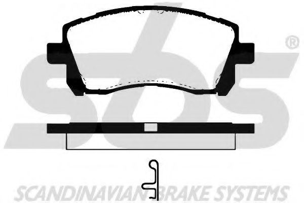 1501224410 SBS Brake Pad Set, disc brake