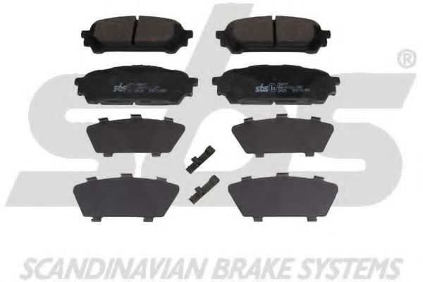 1501224417 SBS Brake System Brake Pad Set, disc brake