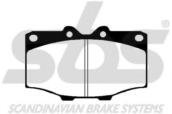 1501224509 SBS Brake Pad Set, disc brake