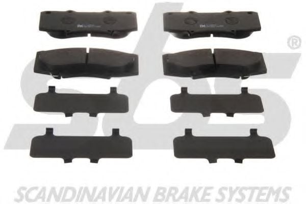 15012245100 SBS Brake Pad Set, disc brake