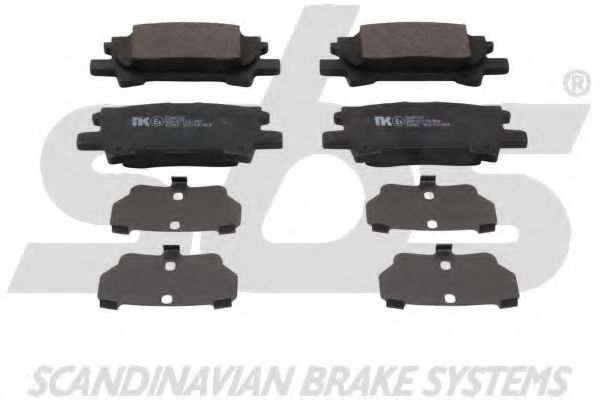 15012245101 SBS Brake Pad Set, disc brake