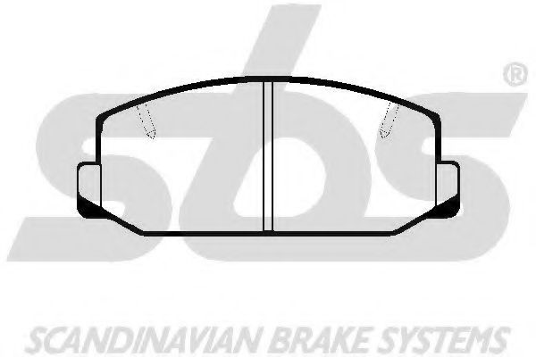 1501224512 SBS Brake Pad Set, disc brake