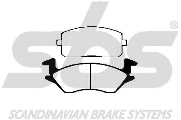 1501224514 SBS Brake Pad Set, disc brake