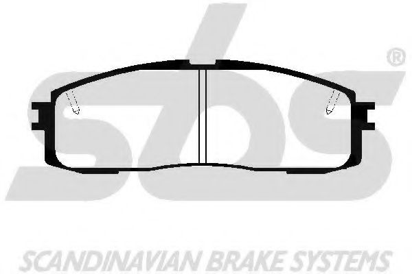 1501224521 SBS Brake Pad Set, disc brake
