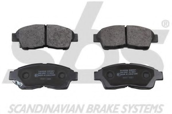 1501224528 SBS Brake Pad Set, disc brake