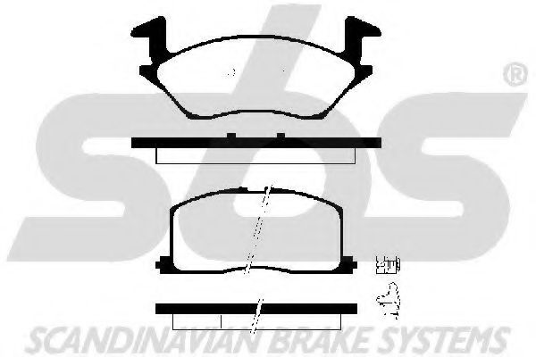 1501224532 SBS Brake Pad Set, disc brake