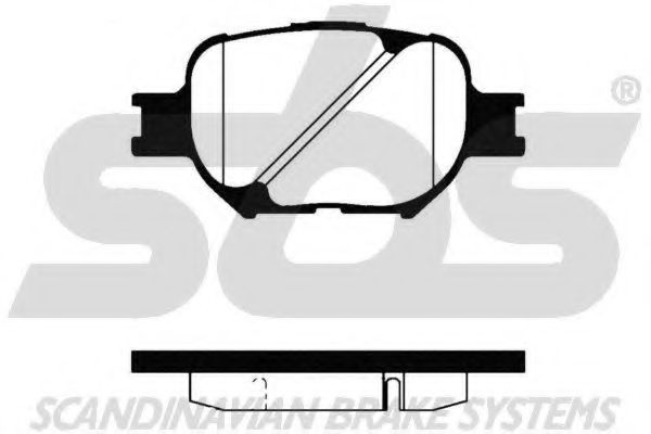 1501224567 SBS Brake Pad Set, disc brake