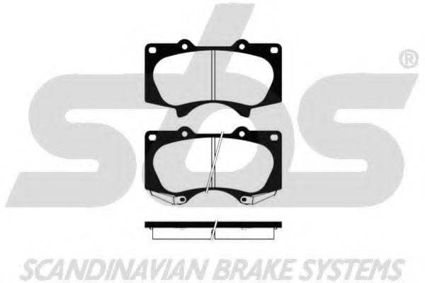 1501224569 SBS Brake Pad Set, disc brake