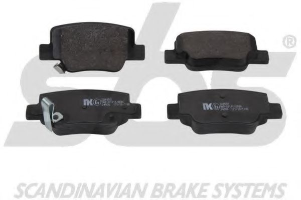 1501224592 SBS Brake Pad Set, disc brake