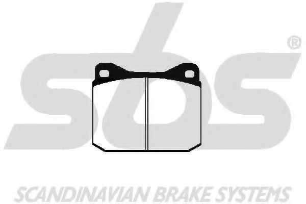 1501224707 SBS Brake Pad Set, disc brake