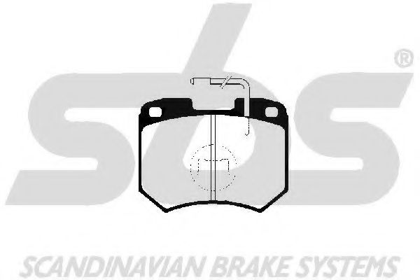 1501224710 SBS Brake Pad Set, disc brake