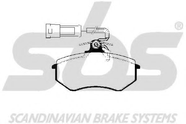 1501224711 SBS Brake Pad Set, disc brake