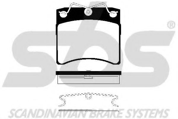 1501224721 SBS Brake Pad Set, disc brake