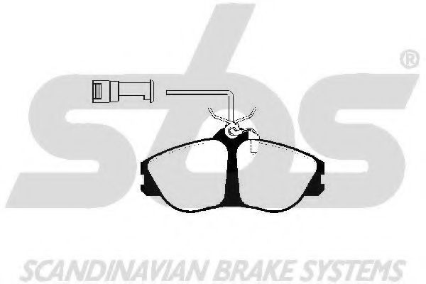 1501224722 SBS Brake System Brake Pad Set, disc brake