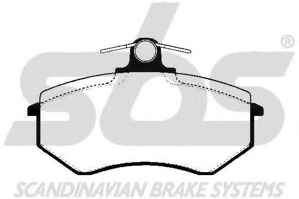 1501224727 SBS Brake Pad Set, disc brake